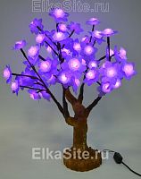Светодиодное деревце Розы на штамбе 50см, 50 фиолетовых роз - 11.MHC.50 LI-R