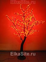 Светодиодное дерево Сакура 1.5м, 384 красных диодов с керамическим стволом - GD SHF15 RED