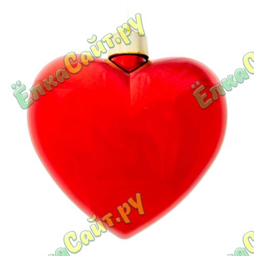 Новогодняя игрушка Красное Сердце (d=23см.)
