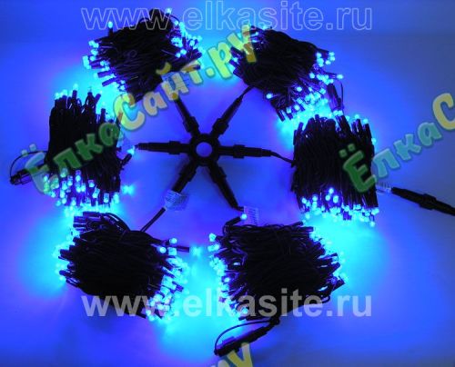 Комплект освещения на Елку 4 м. Классик синий 500 led фото 3