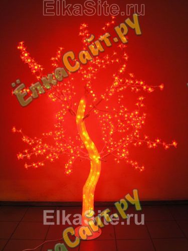 Светодиодное дерево Сакура 1.8 м., 776 красных диодов с акриловым стволом - GD SHU18 RED