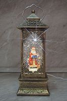 Декоративный фонарь «Дед Мороз с детворой» - 616-012