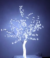 Светодиодное дерево Сакура 1.5 м., 500 белых диодов с акриловым стволом - ACR 500 W