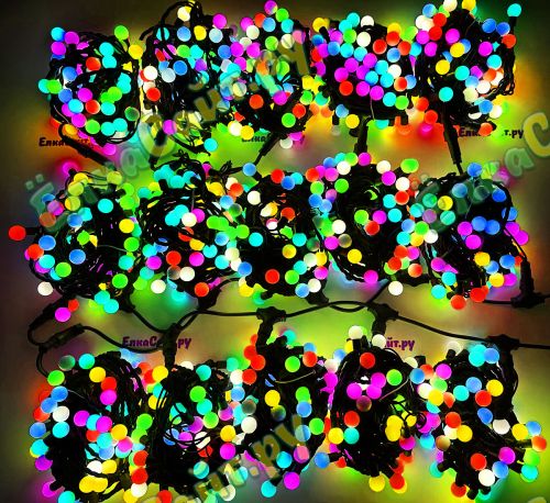 Комплект освещения на Елку 9 м. Фиеста SMART RGB, 2960 led шар 2,3 см. фото 10