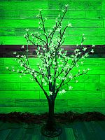 Светодиодное дерево Сакура 1.5 м., 240 зёленых диодов с керамическим стволом - CRM 240 G