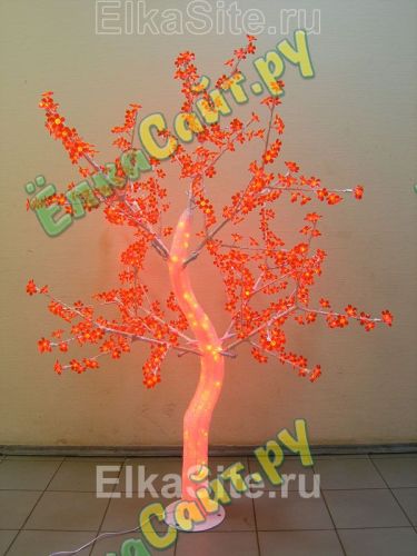 Светодиодное дерево Сакура 1.8 м., 776 красных диодов с акриловым стволом - GD SHU18 RED фото 2