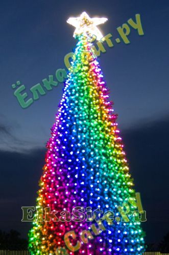 Green Trees Комплект освещения «3D» на елки 19 м. фото 3