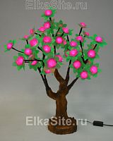 Светодиодное деревце Розы на штамбе 50см, 50 красных роз - 11.MHC.50 RED-R