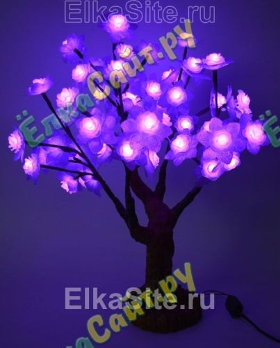 Светодиодное деревце Розы на штамбе 50см, 50 фиолетовых роз - 11.MHC.50 LI-R фото 2