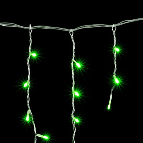 Светодиодная бахрома 3.1x0.5м., 150 зеленых диодов - PIL150-10-2G фото 3