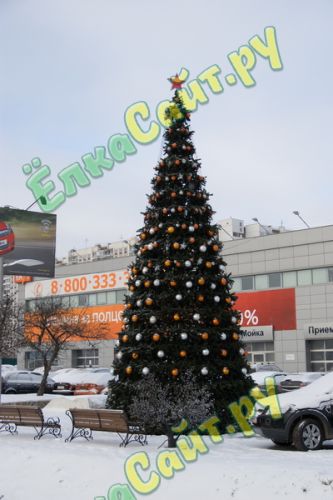 Green Trees Высокая Уличная Ель Уральская 4.0 м. хвоя пленка - ЕУ-400П фото 6