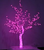 Светодиодное дерево Сакура 2.1 м., 800 розовых диодов с акриловым стволом - ACR 800 PI