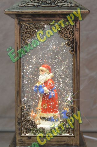 Декоративный фонарь «Дед Мороз с детворой» - 616-012 фото 3