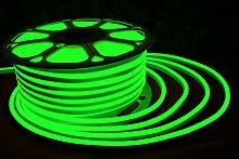 Гибкий неон светодиодный, зеленый, бухта 50м, - 122835G