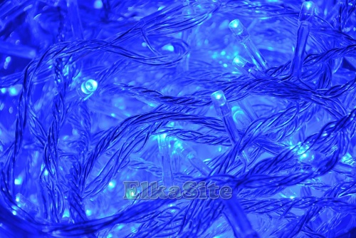 Электрогирлянда 140 синих диодов 11,0 м. - G-8720D B фото 4