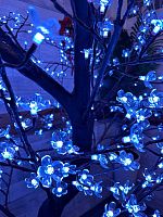 Светодиодное дерево Сакура 2.5 м., 768 синих диодов с керамическим стволом - CRM 768 BL