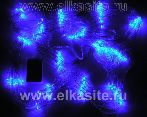 Электрогирлянда сетка 2.0x1.5м. 240 синих диодов - WL Net 240Led-BL