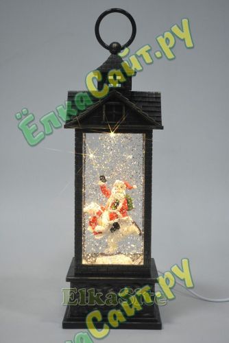 Декоративный фонарь «Дед Мороз на Медведе» - 2005 фото 4