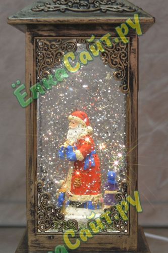 Декоративный фонарь «Дед Мороз с детворой» - 616-012 фото 2