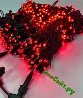 Гирлянда Клип Лайт Спайдер 3х30м. 900 красных диодов, с мерцанием, черный каучук IP65