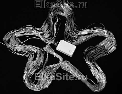 Электрогирлянда сетка 1.5x1.5м. 160 белых диодов - LN Net 160Led-WH фото 4