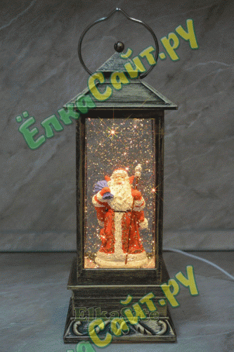 Декоративный фонарь «Дед Мороз с мешком для подарков» - 616-004 фото 3