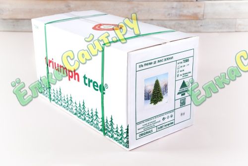 Triumph Tree Сосна Женева с шишками заснеженная 215 см. - 73121 фото 5
