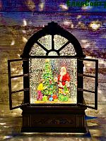 Декоративный фонарь «Дед мороз с ребенком» - CMR 223-611
