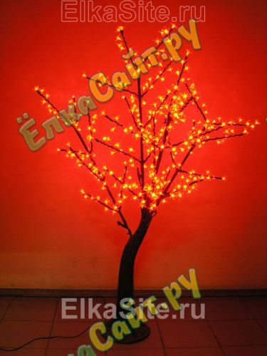 Светодиодное дерево Сакура 1.5 м., 384 красных диодов с керамическим стволом - GD SHF15 RED фото 4