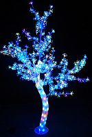 Светодиодное дерево Сакура 1.5 м., 500 мульти диодов с акриловым стволом - ACR 500 RGB
