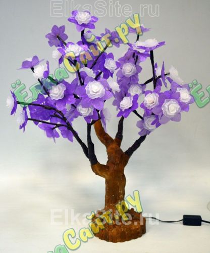 Светодиодное деревце Розы на штамбе 50см, 50 фиолетовых роз - 11.MHC.50 LI-R фото 4