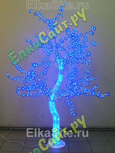 Светодиодное дерево Сакура 1.8 м., 776 синих диодов с акриловым стволом - GD SHU18 BL фото 2