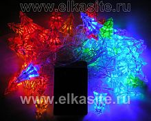 Электрогирлянда разноцветные Елочки 36 диодов 3,5м. - GD LXD-02-RGB