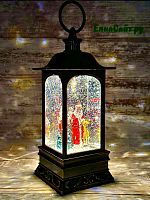 Декоративный фонарь «Дед мороз с оленёнком» - CMR 223-601