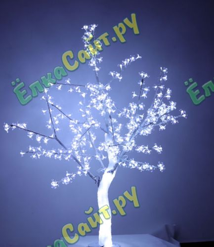 Светодиодное дерево Сакура 2.1 м., 800 белых диодов с акриловым стволом - ACR 800 W фото 6
