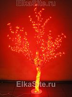 Светодиодное дерево Сакура 1.5 м., 500 красных диодов с акриловым стволом - ACR 500 R