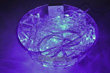 Электрогирлянда 70 фиолетовых диодов 7,0 м. - G-8710D Pu