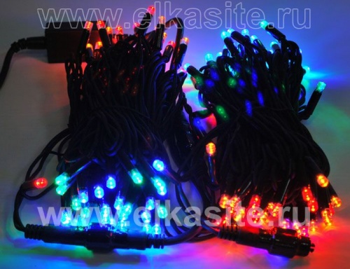 Клип Лайт Спайдер 100 м., 1000 больших разноцветных светодиодов - GX-1000-230V-BM фото 2