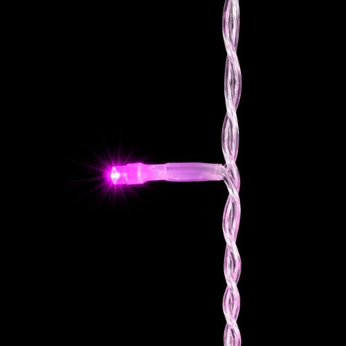 Светодиодная бахрома 3.1x0.5м., 150 розовых диодов - PIL150BLW-10-2P фото 2